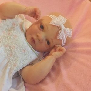 Reborn baby girl doll